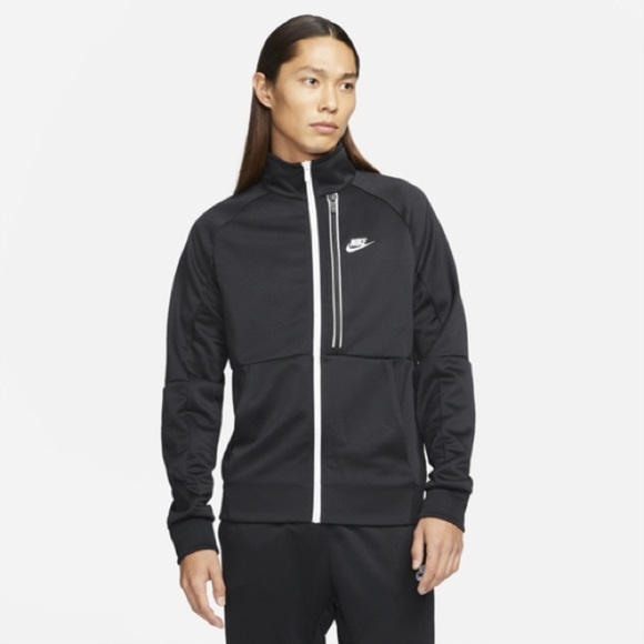 Nike Heritage N98 Men’s Small Full Zip Black Performance Coat Jacket Trainer - Picture 1 of 13
